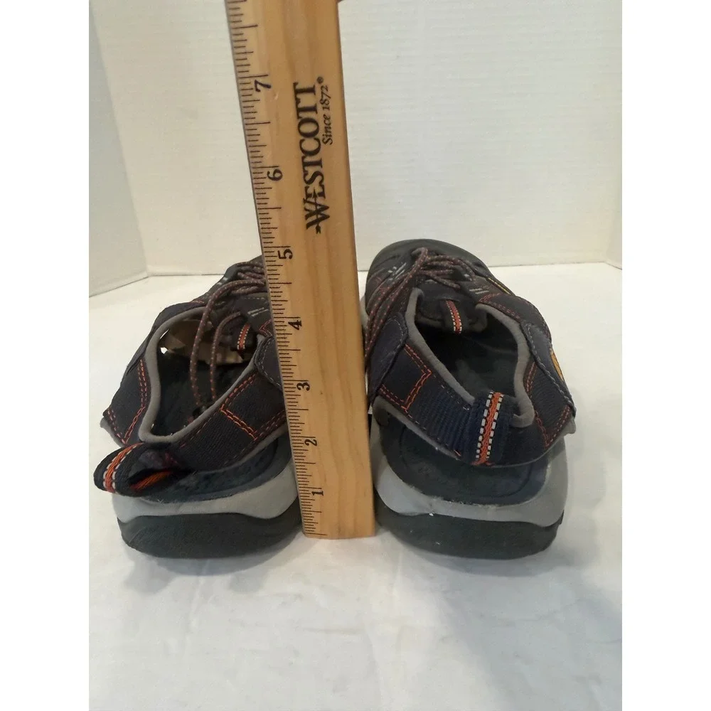Keen Newport H2 Sport Sandals Mens Charcoal Gray Orange Waterproof Sz 9.5 - Picture 7 of 11